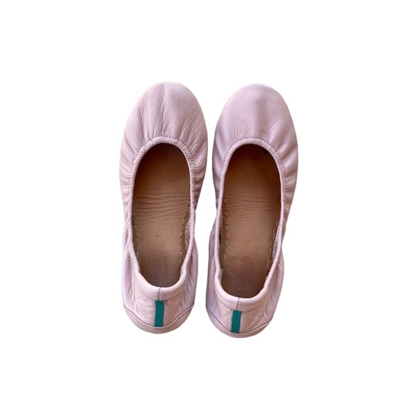 COPY - Ballerina Pink Leather Tieks Ballet Flats Size 7 - Picture 3 of 16